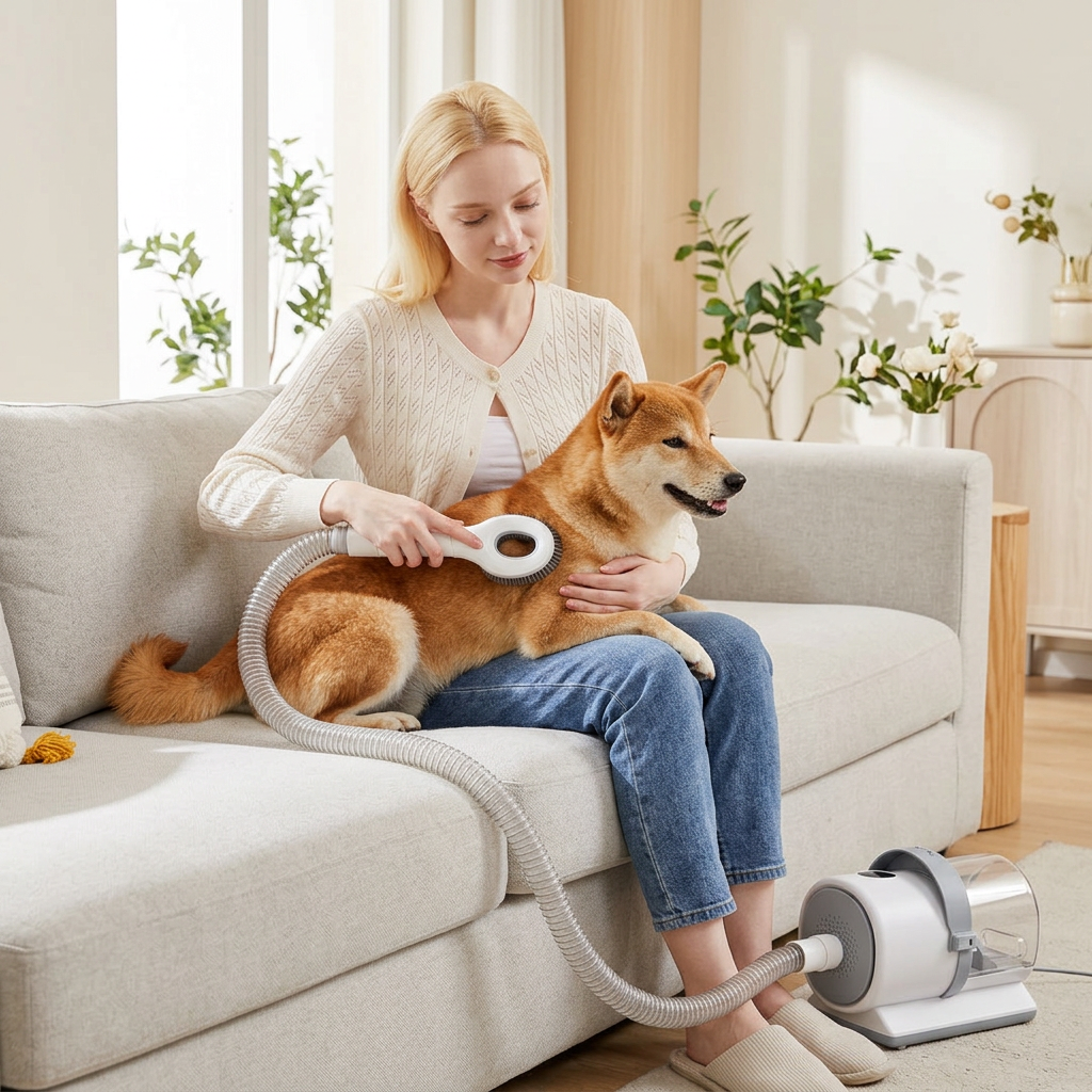 Kit utilisé pour toiletter un chien