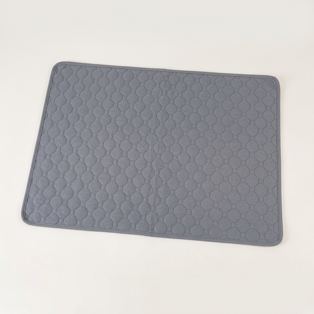 Tapis de propreté gris sur fond clair